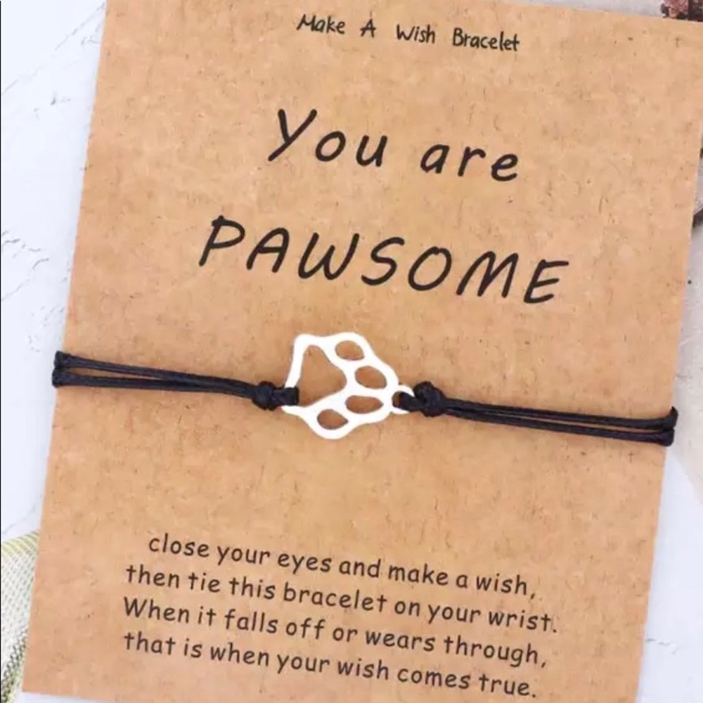 You are pawsome bracelet